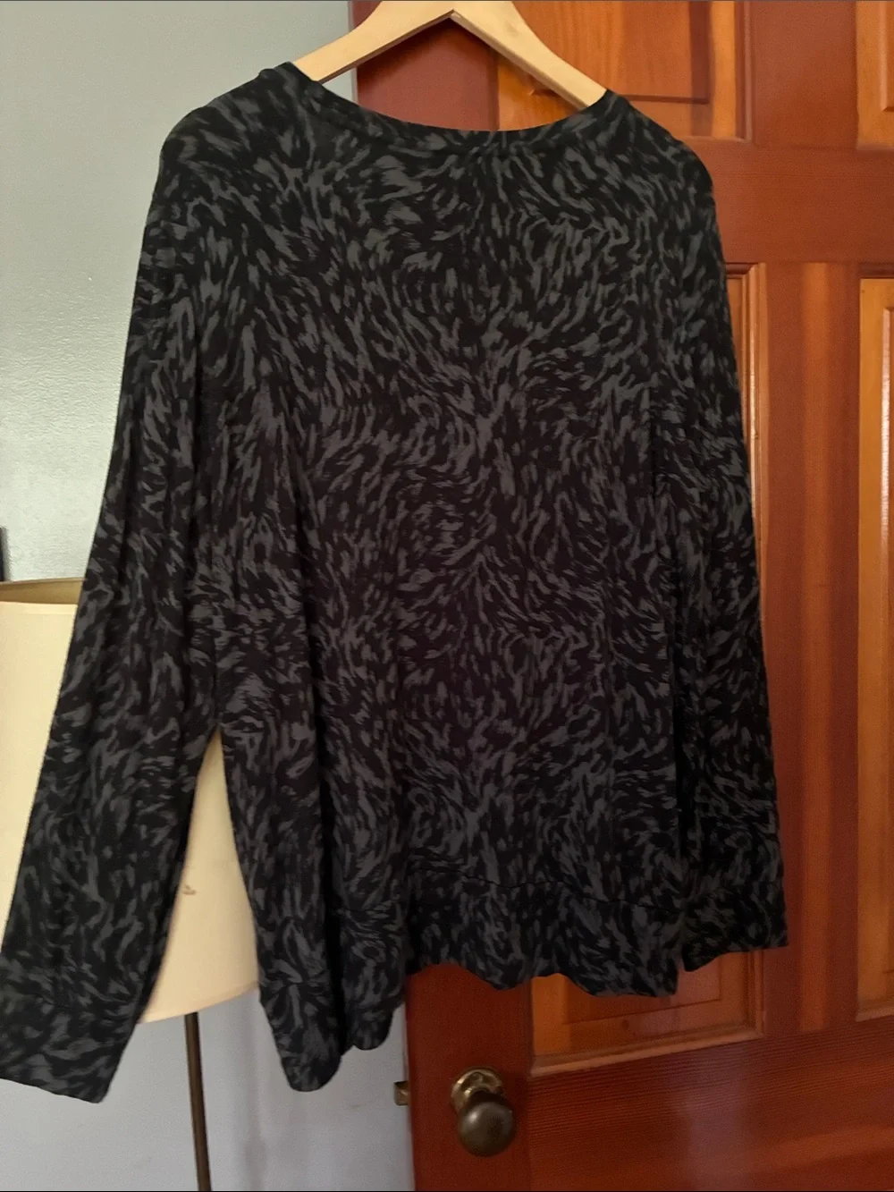 Workshop Republic Clothing Black & Charcoal Scoop Neck Sweater